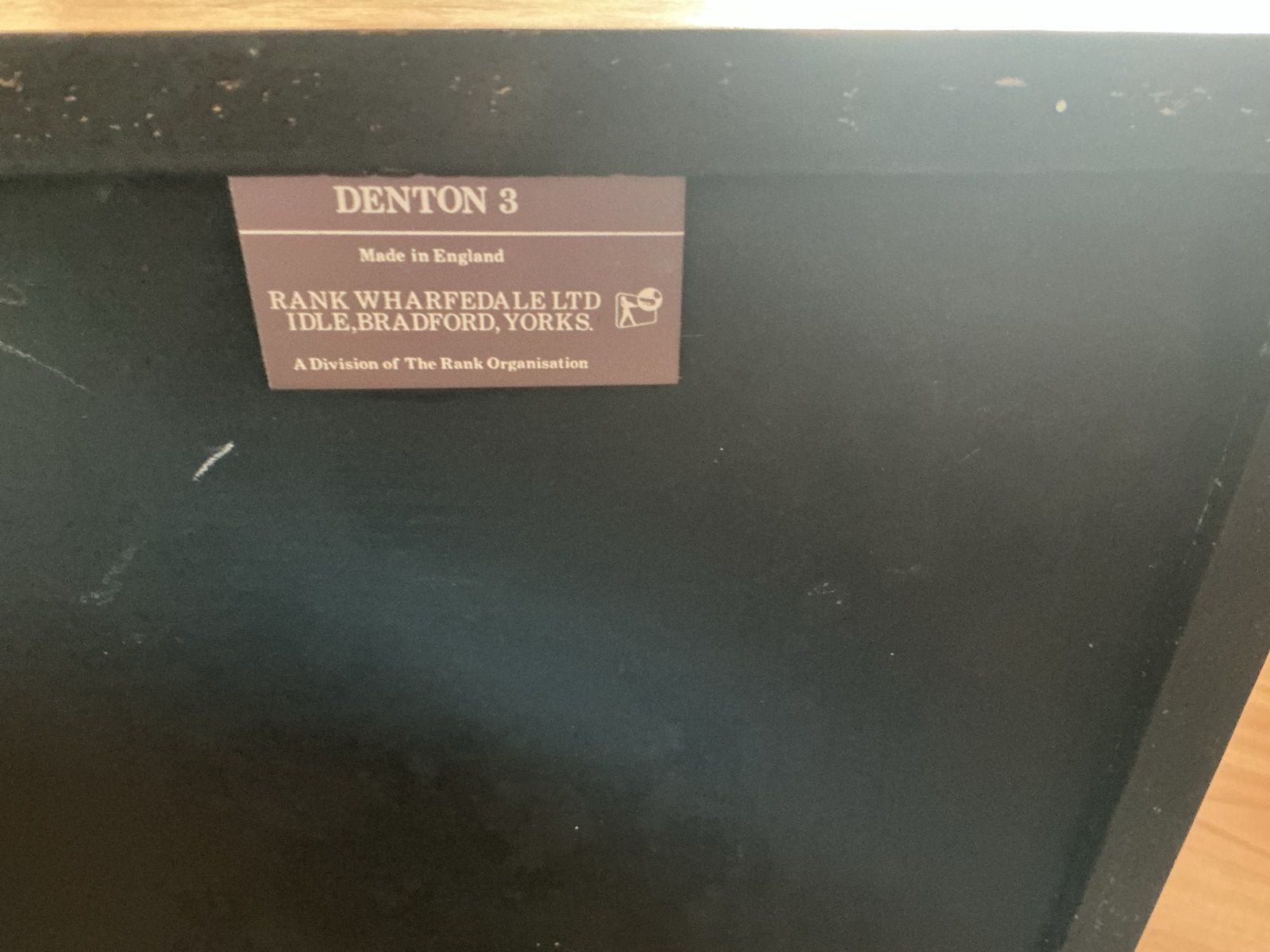 Wharfedale Denton 3 Vintage Speakers (Paar), Ophalen of Verzenden, Gebruikt, Front, Rear of Stereo speakers, Overige merken
