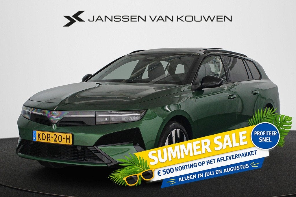 Opel Astra Electric 58 kWh Ultimate Facelift Panoramadak Sto, Auto's, Opel, 200 min, 156 pk, Alcantara, Origineel Nederlands