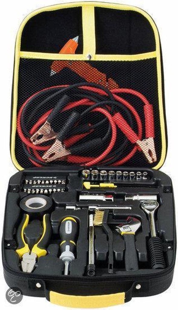 Gereedschapskoffer reparatieset + Startkabel en Noodhamer, Ophalen of Verzenden, Nieuw