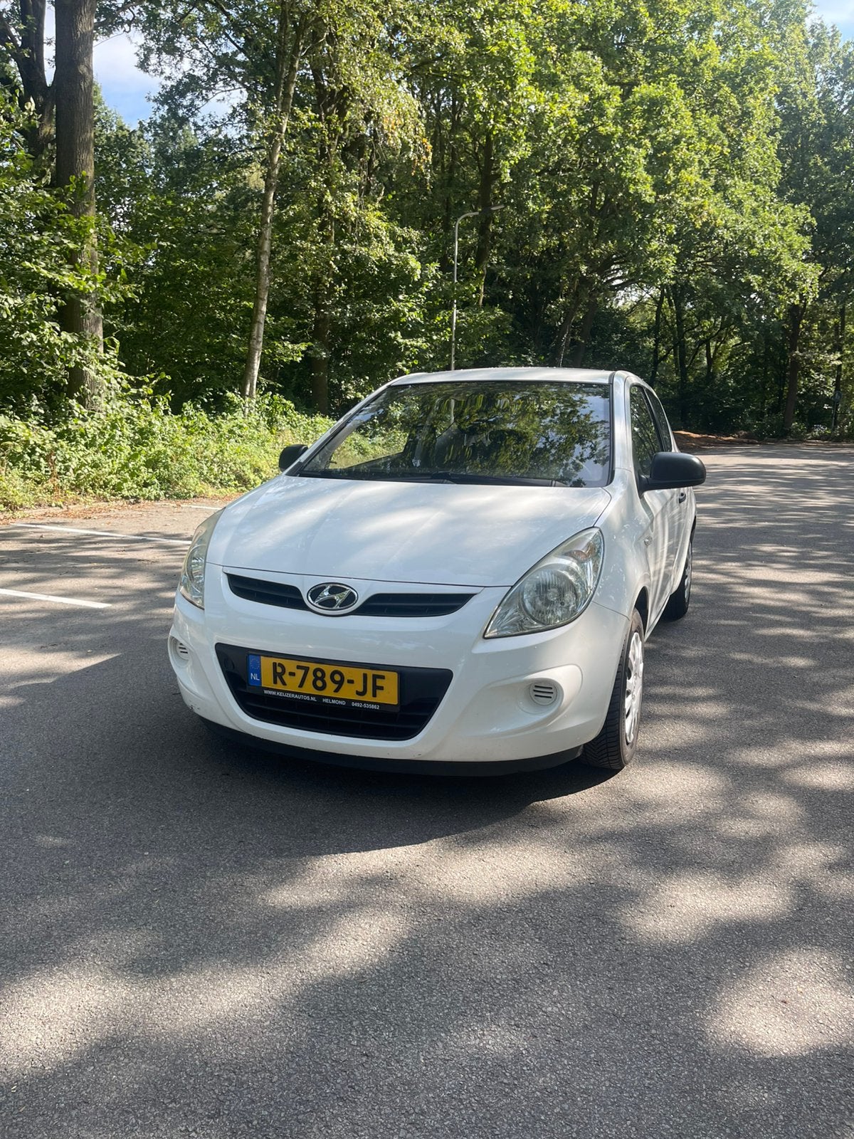 Nette Hyundai i20 1.2 3-DRS 2011 Wit **LEES BESCHRIJVING**, Auto's, Voorwielaandrijving, Euro 5, 4 cilinders, Wit