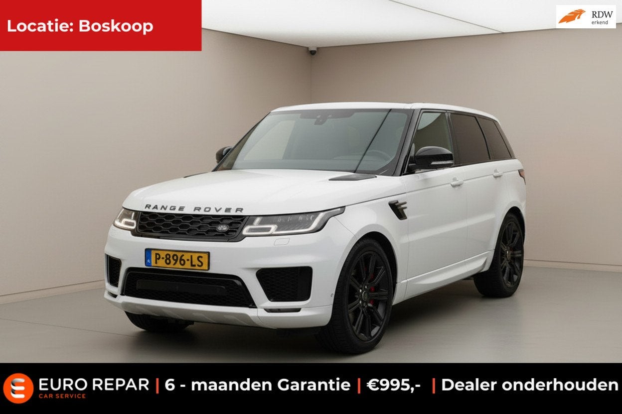 Land Rover Range Rover Sport 2.0 P400e Autobiography Dynamic, Auto's, Land Rover, Bedrijf, Te koop, 360° camera, 4x4, ABS, Achteruitrijcamera