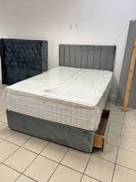 Bed verkrijgbaar in de maten 90, 140, 160 en 180 x 200 cm., 85 tot 100 cm, Nieuw, Lattenbodem, 140 tot 160 cm