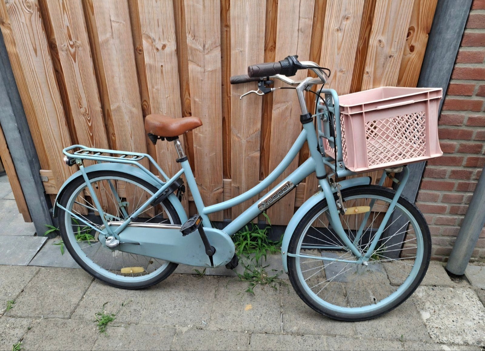 popal transport fiets kinder meisje fiets 24 inch, Terugtraprem, 24 inch, Popal transport fiets, Ophalen of Verzenden