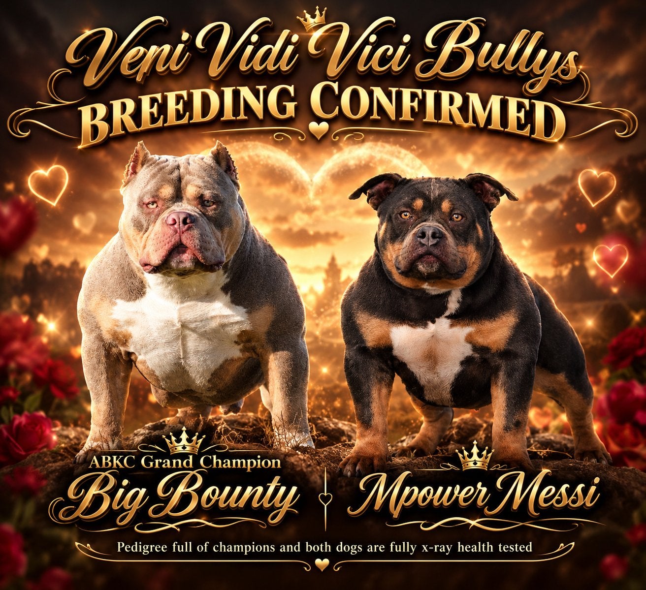 ❤️American Bully pups Kampioen lijnen op gezondheid gefokt❤️, Dieren en Toebehoren, Overige rassen, 8 tot 15 weken, Meerdere, Meerdere dieren