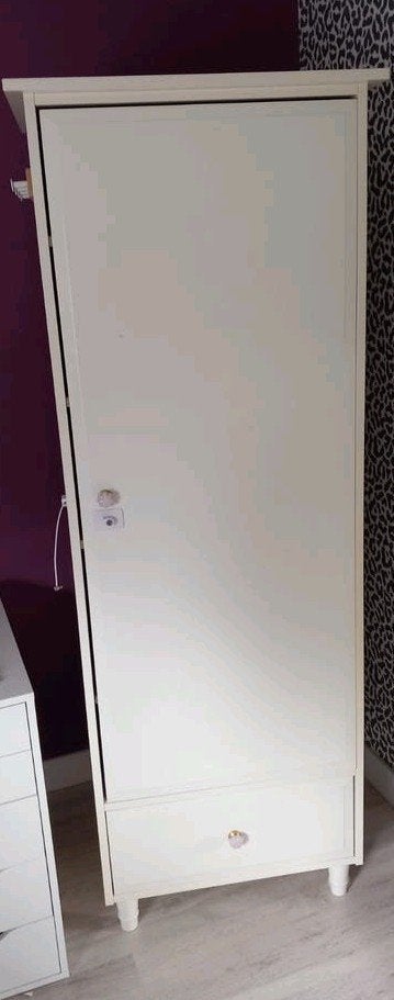 IKEA kledingkast HEMNES met lade en planken, Huis en Inrichting, Kasten | Kledingkasten, Ophalen, Met plank(en), Gebruikt, 50 tot 100 cm