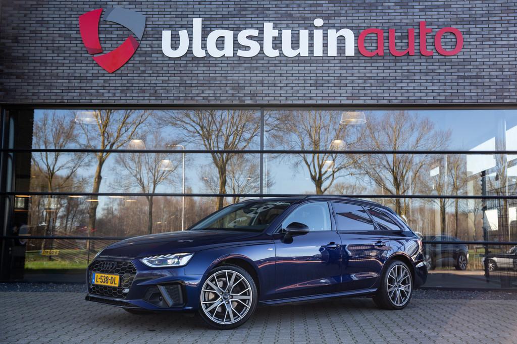 Audi A4 Avant 35 TDI Launch edition S-line , Sportstoelen, C, Stof, Gebruikt, 4 cilinders, Blauw