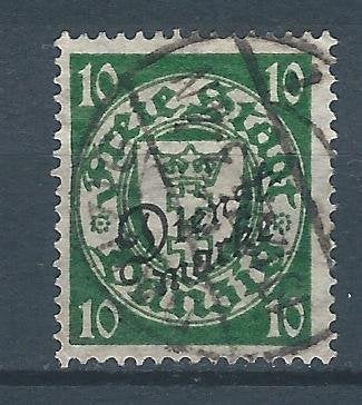 C852 – Duitsland - Danzig – Dienst MiNr 42 (gestempeld), Ophalen of Verzenden, Duitse Keizerrijk, Gestempeld
