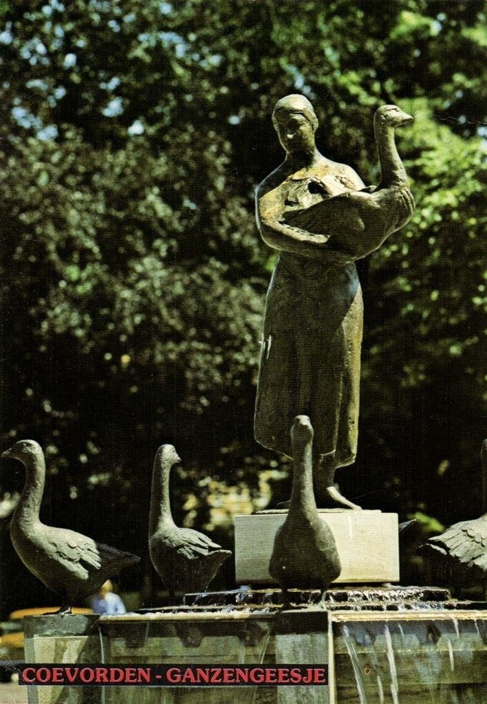 Coevorden - Ganzengeesje - gelopen, Ophalen of Verzenden, 1960 tot 1980, Gelopen, Drenthe