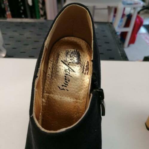 Dr. Adams boots enkellaarsje pumps zwart luipaard 40 36187, Dr. Adams, ., Zwart, Lage of Enkellaarzen