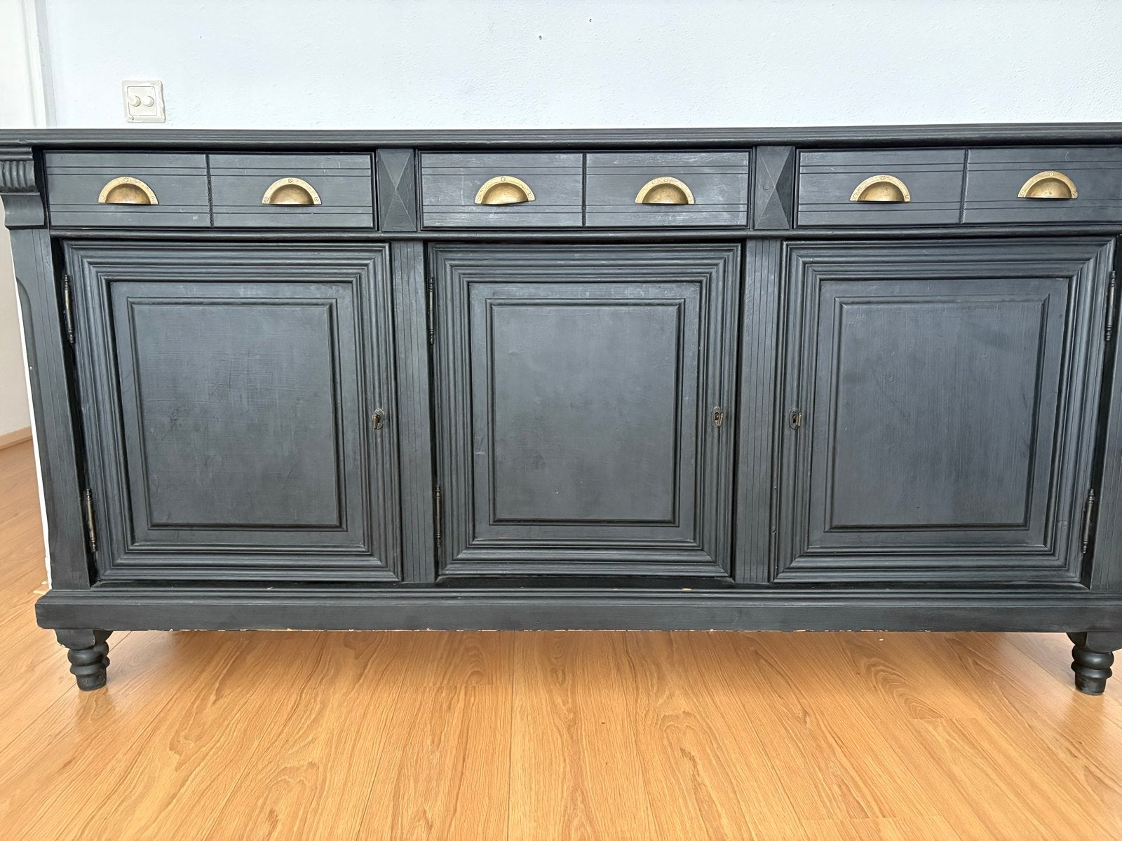 Dressoirkast 180x75 - Opknapmodel met lichte beschadigingen, Huis en Inrichting, Ophalen, Gebruikt, 150 tot 200 cm, Met lade(s)