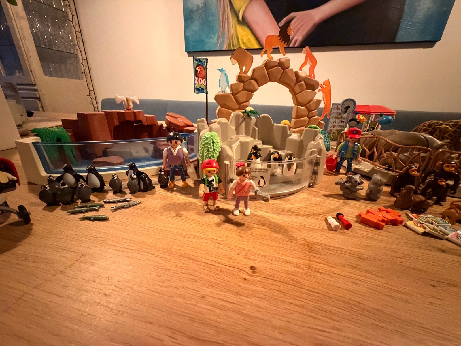 Playmobil Zoo: Grote collectie met sets 6633, 4462, 6652, 66, Ophalen of Verzenden, Gebruikt