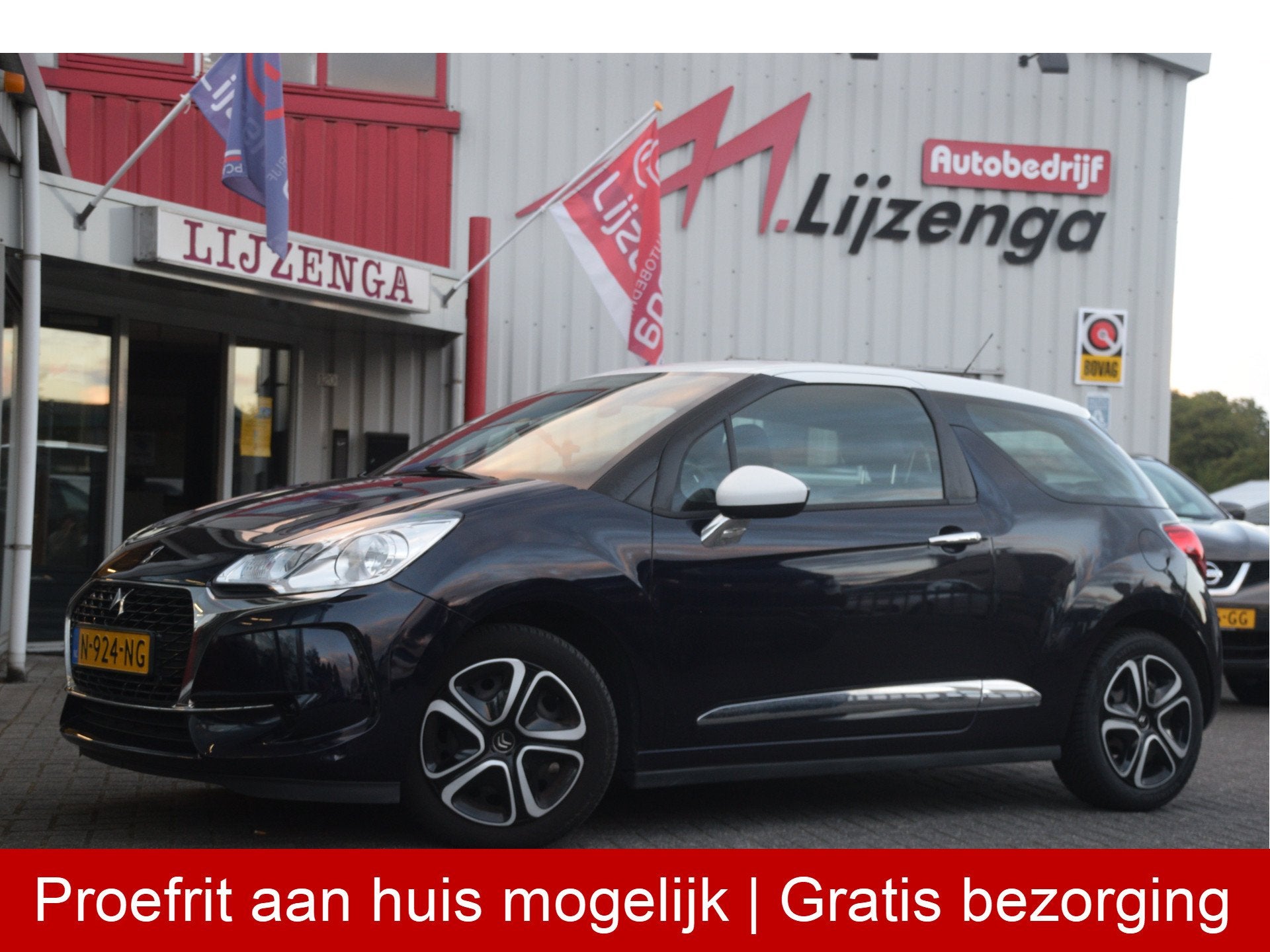 DS DS 3 1.2 PureTech So Chic LMV | Aico | PDC | Bluetooth |, Stof, Gebruikt, 1199 cc, Bedrijf