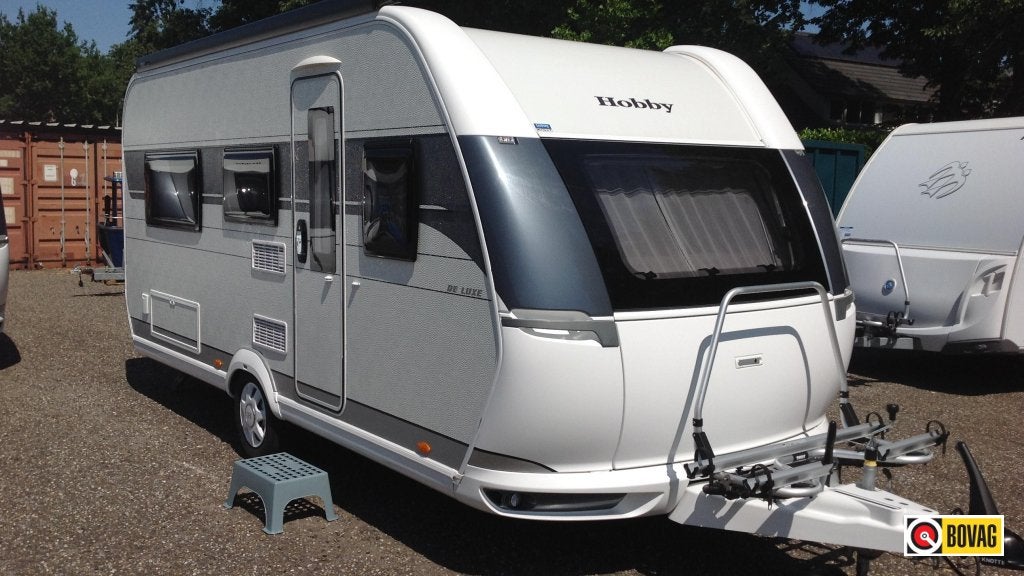 Hobby De Luxe 460 LU, Caravans en Kamperen, Caravans, Schokbreker, Rondzit, Hobby, 4 tot 5 meter