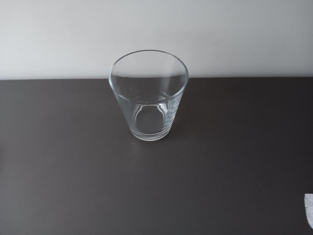 Helder drinkglas, Verzamelen, Glas en Borrelglaasjes, Ophalen of Verzenden, Gebruikt, Waterglas