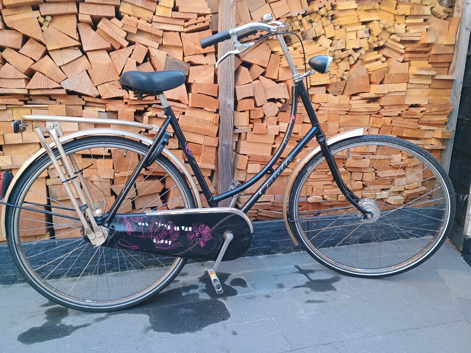 Gazelle omafiets, Ophalen, Gebruikt