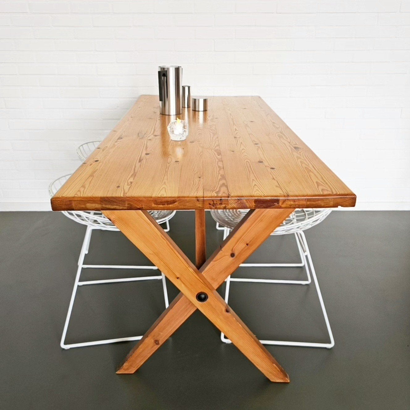 Houtwerk Hattem Eettafel, Ate van Apeldoorn vintage Tafel, Ophalen of Verzenden, Zo goed als nieuw, X, X