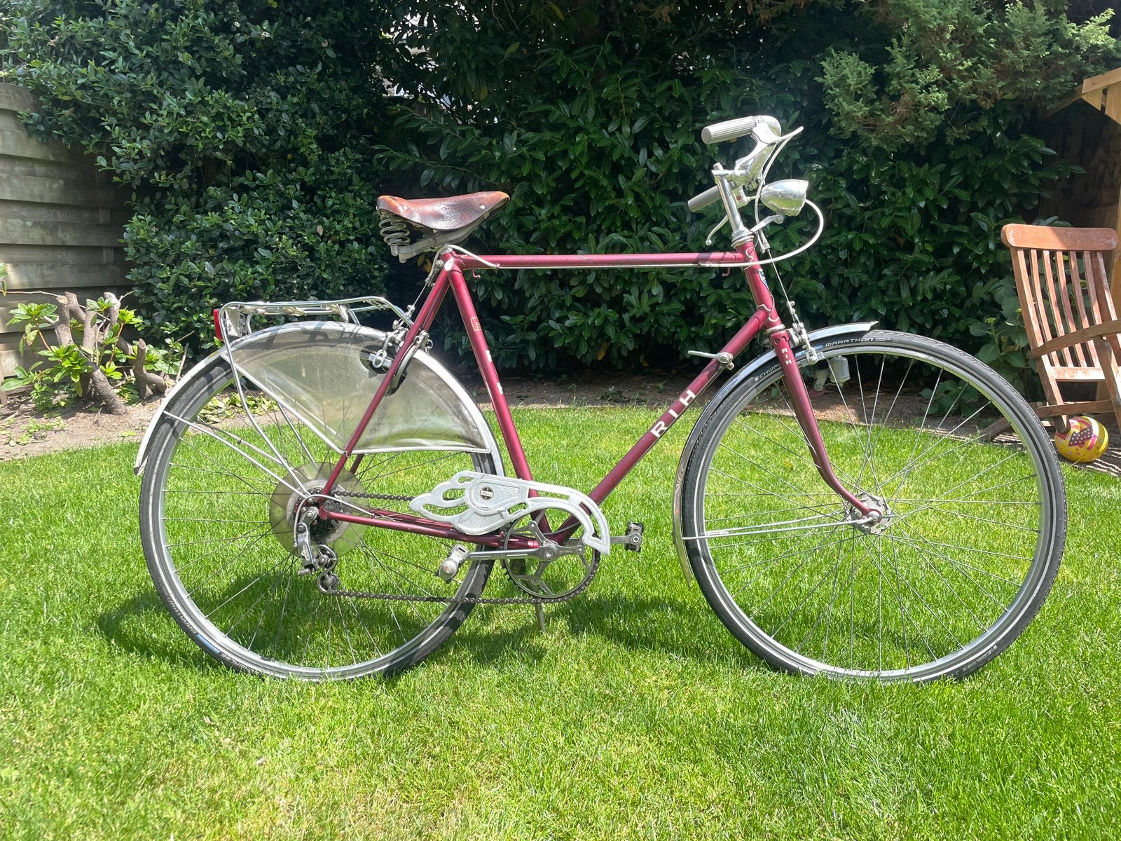 Vintage RIH fiets - Klassieke racefiets uit Amsterdam, 55 tot 59 cm, Ophalen, Velgrem, Jaren '60 of nieuwer
