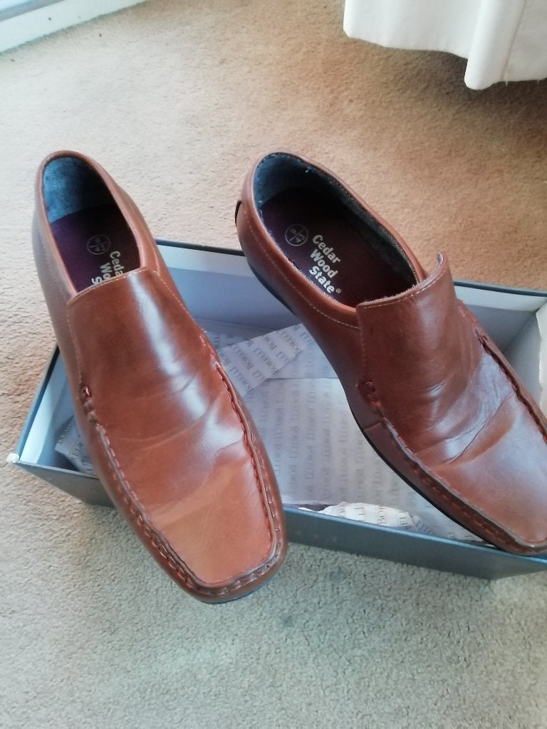 2 paar heren schoenen maat 43, Ophalen of Verzenden, Zo goed als nieuw, Bruin