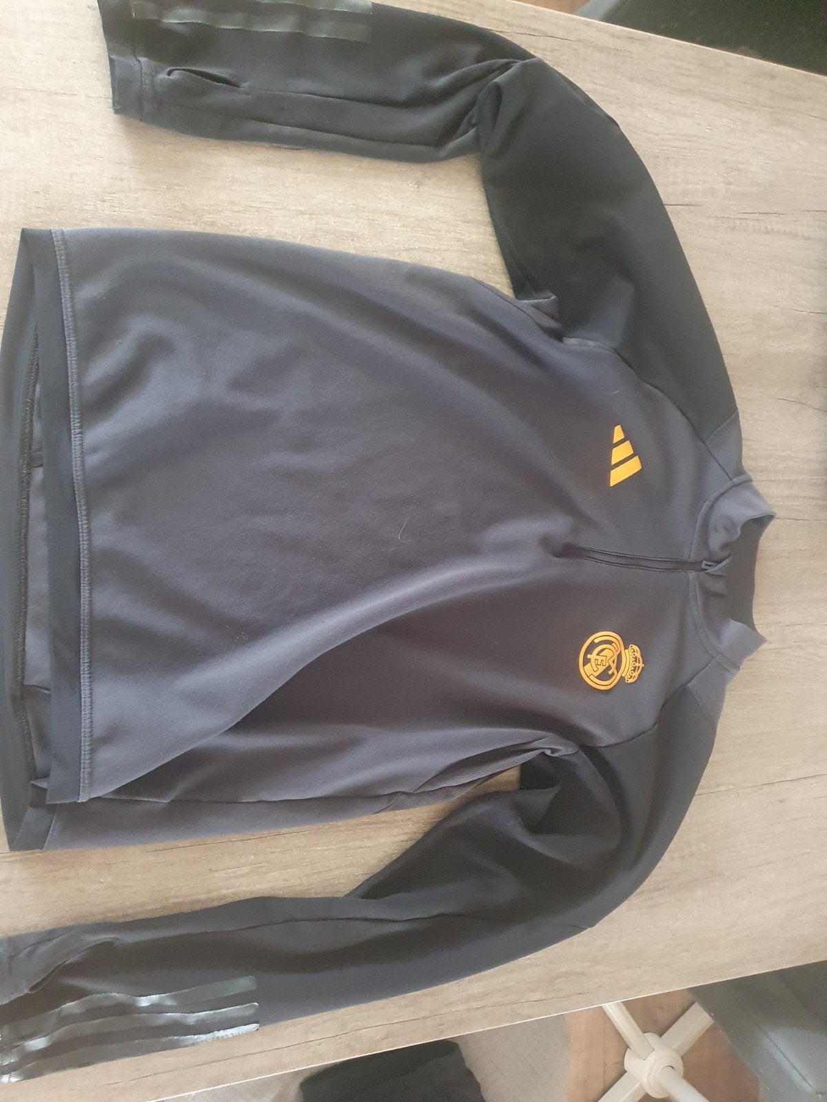 Adidas Real Madrid Trainingstrui Maat M, Maat 48/50 (M), Zwart, Ophalen of Verzenden, Zo goed als nieuw