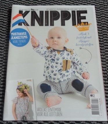 Knippie nr. 2 april, mei 2017, ook baby, maat 50 t/m 176, Verzenden, Zo goed als nieuw, Kind, Knippie