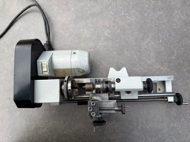 mini metaal draaibank, Doe-het-zelf en Verbouw, Ophalen, Zo goed als nieuw, Metaaldraaibank, Minder dan 500 mm