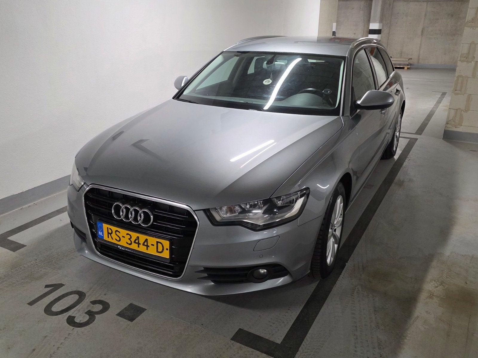 Audi A6 2.0 TDI Avant 120KW 2012 Grijs 286.000, Auto's, Voorwielaandrijving, 1800 kg, 4 cilinders, 163 pk
