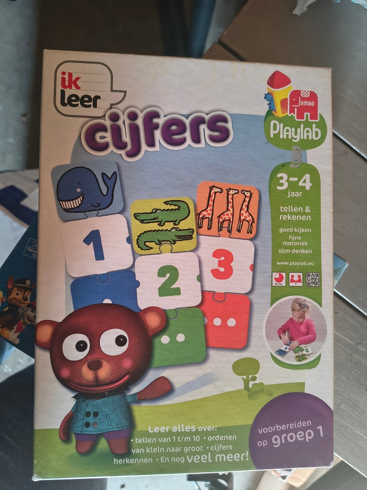 Jumbo Playlab Ik Leer Cijfers - Tellen & Rekenen 3-4 jaar, Kinderen en Baby's, Speelgoed | Educatief en Creatief, Ophalen of Verzenden