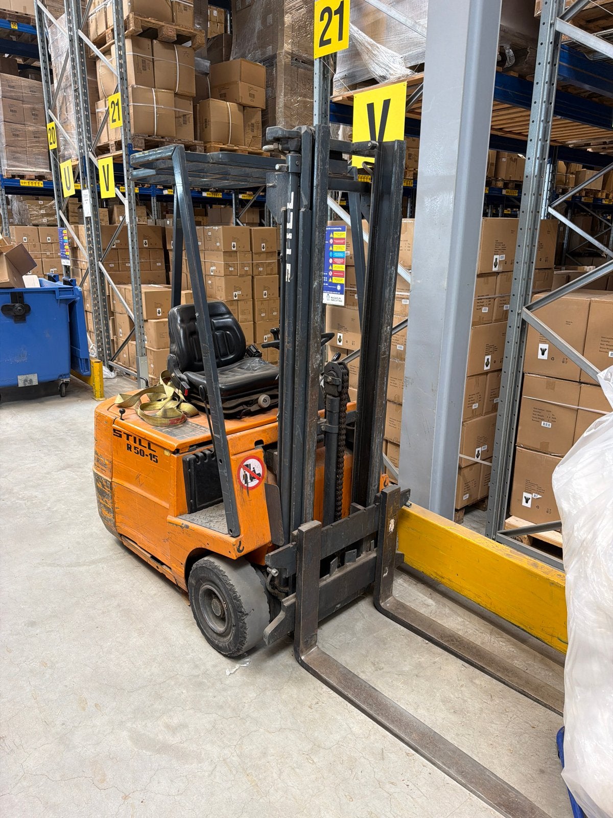 Still R 50-15 Elektrische Heftruck accu leeg, Zakelijke goederen, Machines en Bouw | Heftrucks en Intern transport, 1000 tot 2000 kg