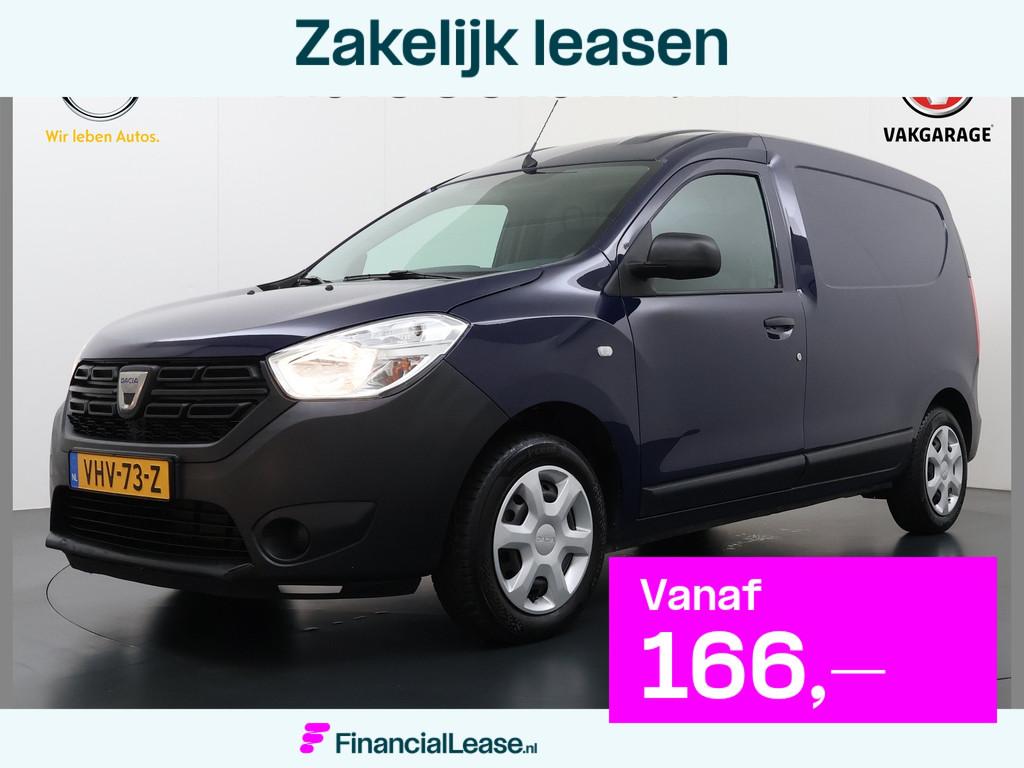 Dacia Dokker DCi Airco Navi Trekhaak Euro 6 DAB Bluetooth Es, Stof, 4 cilinders, Blauw, Origineel Nederlands