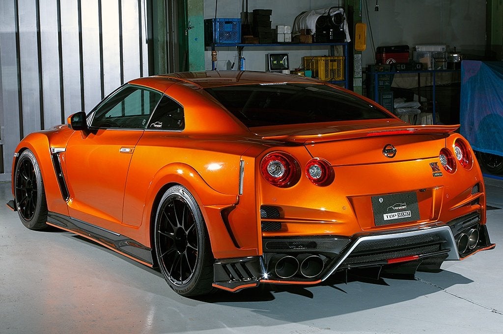 Top Secret Carbon fender wielschermen - Nissan R35 GTR GT-R, Ophalen of Verzenden