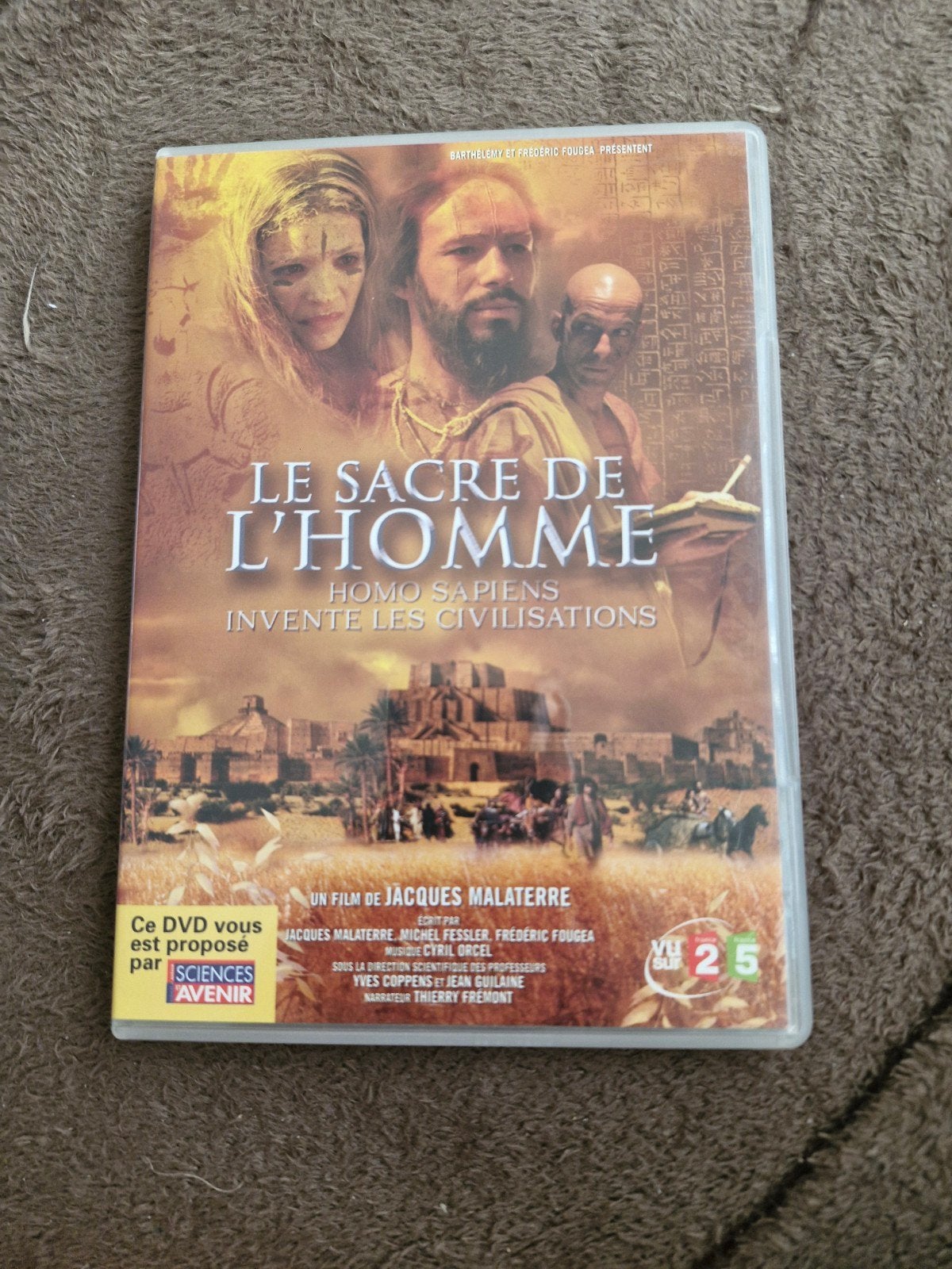 Le Sacre de l'Homme - Homo Sapiens DVD, Alle leeftijden, Ophalen of Verzenden, Zo goed als nieuw, Politiek of Geschiedenis