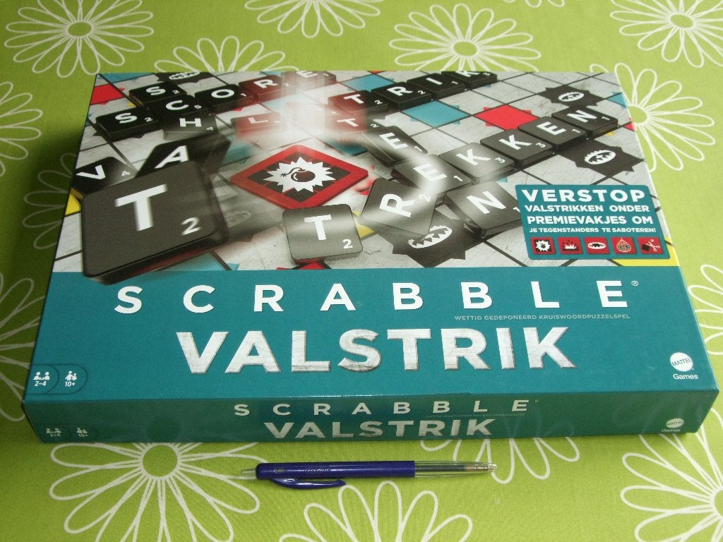 Scrabble valstrik - saboteer je tegenstanders!, Een of twee spelers, Ophalen of Verzenden, Zo goed als nieuw, Mattel Games