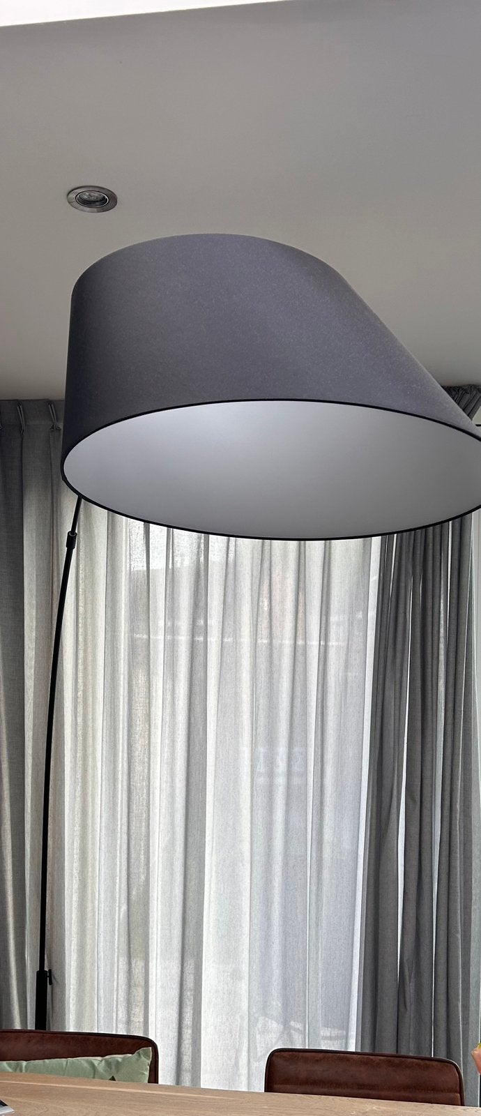 Design booglamp zwart, Ophalen, Zo goed als nieuw