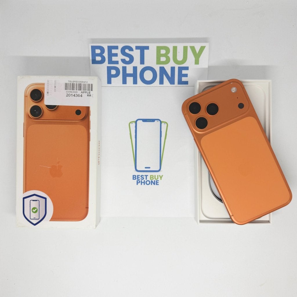 iPhone 17 Pro Max 512GB oranje /krasvrij scherm /99% batt /g, Telecommunicatie, 256 GB, 99 %, Apple, Zonder simlock
