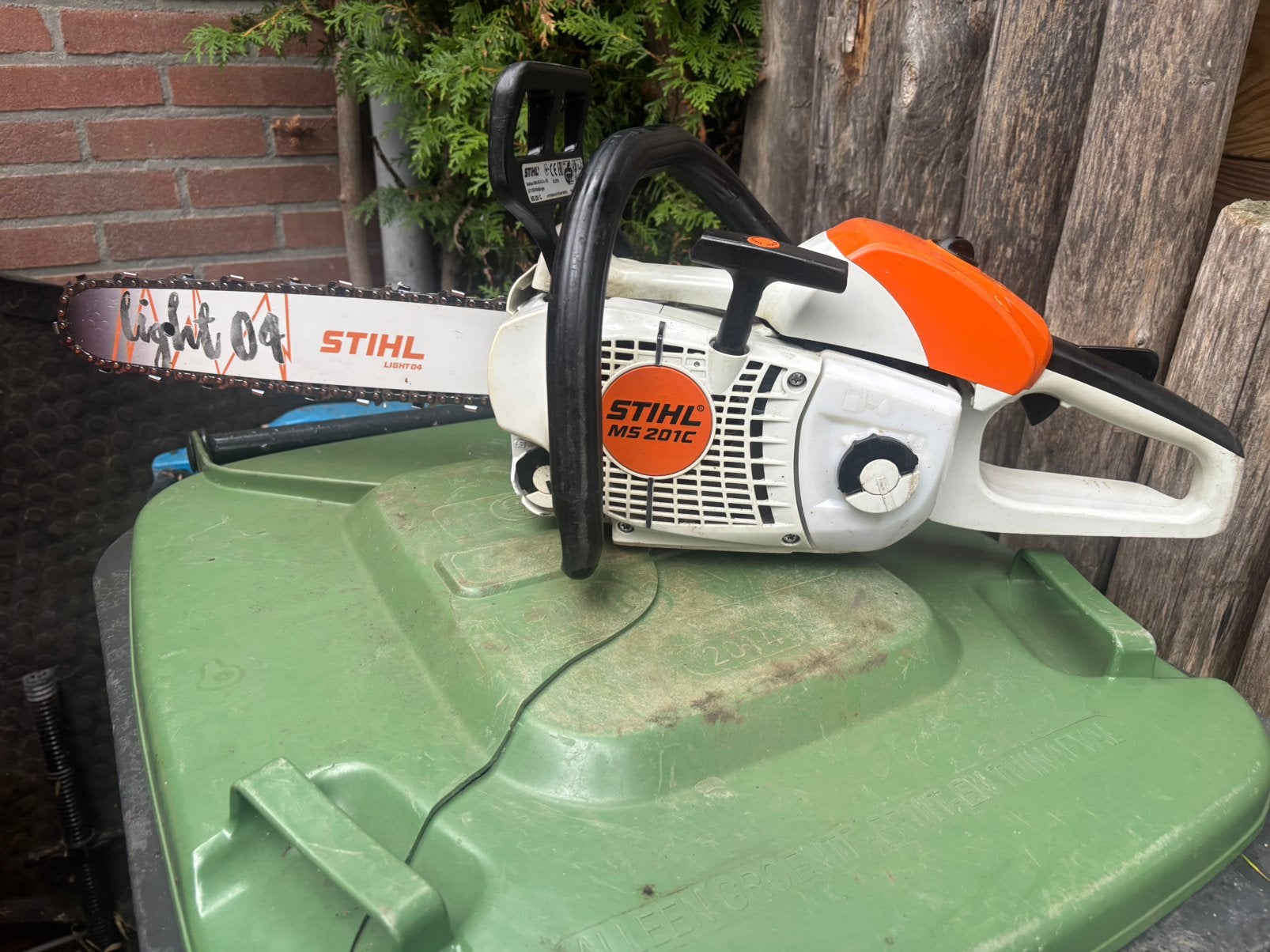 Stihl ms201c kettingzaag nette staat, Ophalen, Zo goed als nieuw, 120 cm of meer