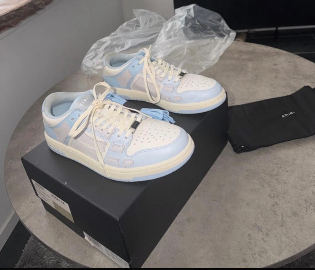 Amiri Skeleton Sneakers maat 38, Amiri, Blauw, Ophalen of Verzenden, Sneakers of Gympen