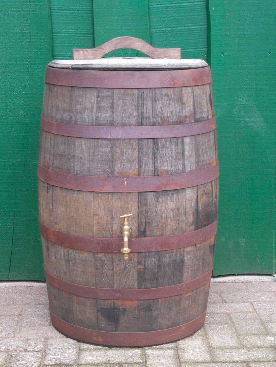 Foto's van tevreden klanten zeggen genoeg, Tuin en Terras, Regentonnen, 150 liter of meer, Ophalen of Verzenden, Hout