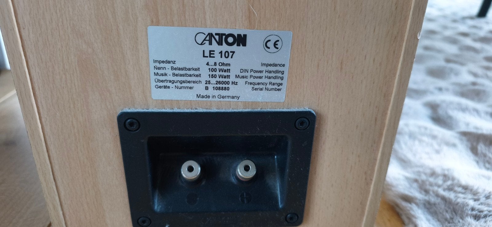 Canton LE Home Cinema Set - Beuken/Zilver, Gebruikt, Surroundset, Geschikt voor surround/home cinema, Ophalen