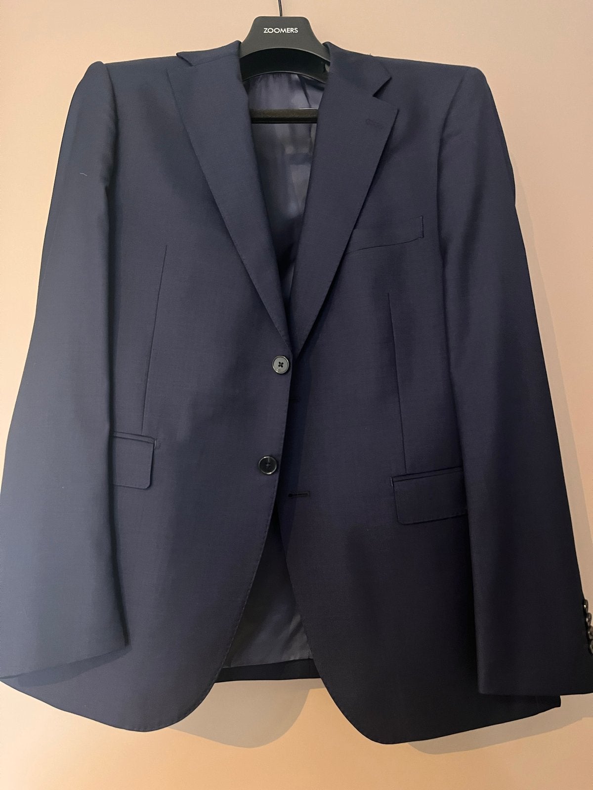 Piet Zoomers Herenpak - Maat 52 (L), Kleding | Heren, Kostuums en Colberts, Ophalen, Zo goed als nieuw, Maat 52/54 (L), Blauw