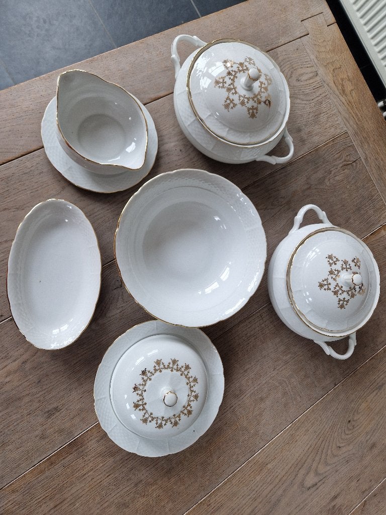 Set schalen van het merk TK Thun Tsjechoslowakia, Ophalen of Verzenden