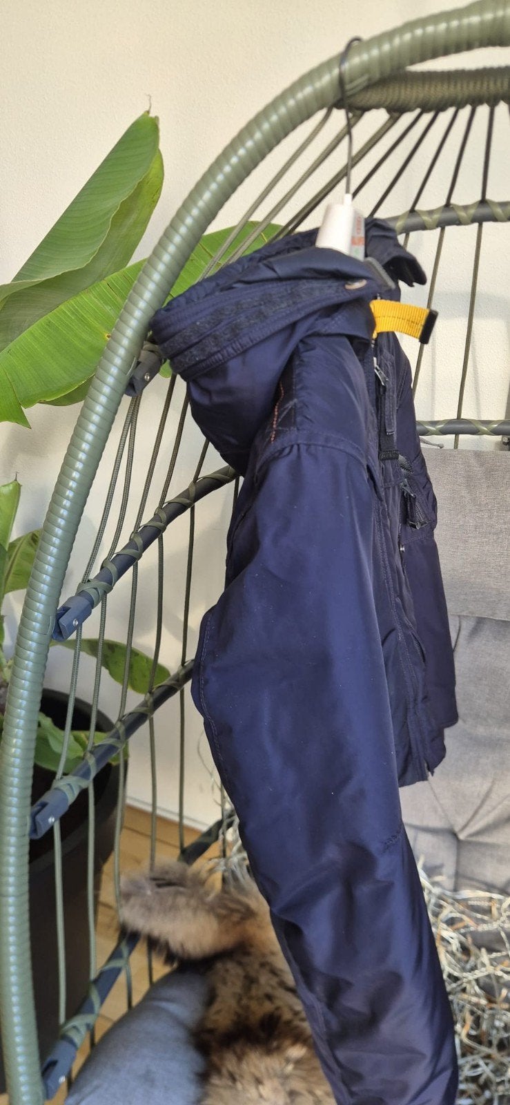 Parajumpers winterjas maat 10 donkerblauw zo goed als nieuw, Kinderen en Baby's, Kinderkleding | Maat 140, Ophalen of Verzenden