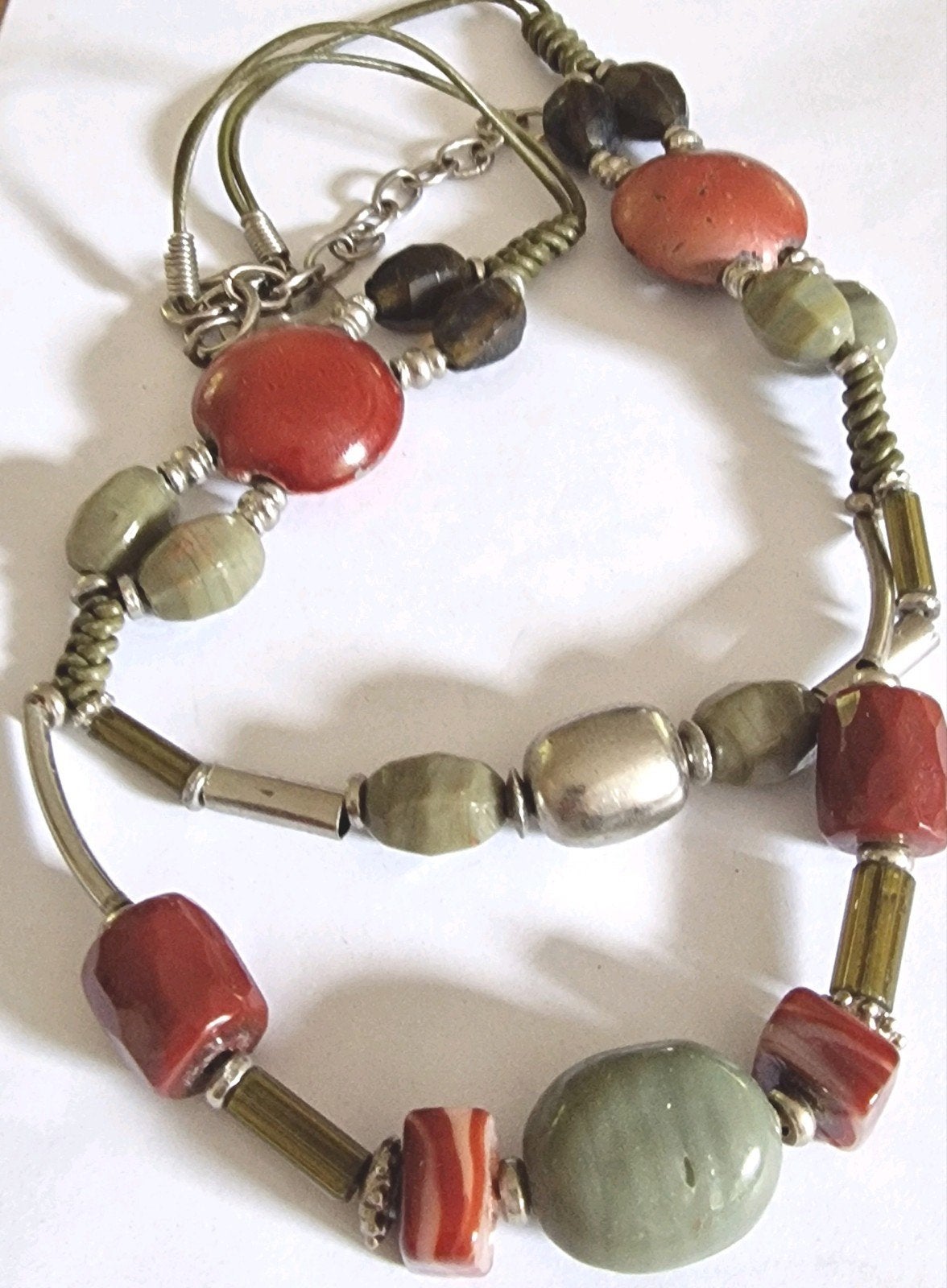 Ketting A-zone, Sieraden, Tassen en Uiterlijk, Kettingen, Verstelbaar, Nieuw, Ophalen of Verzenden, Steen of Mineraal