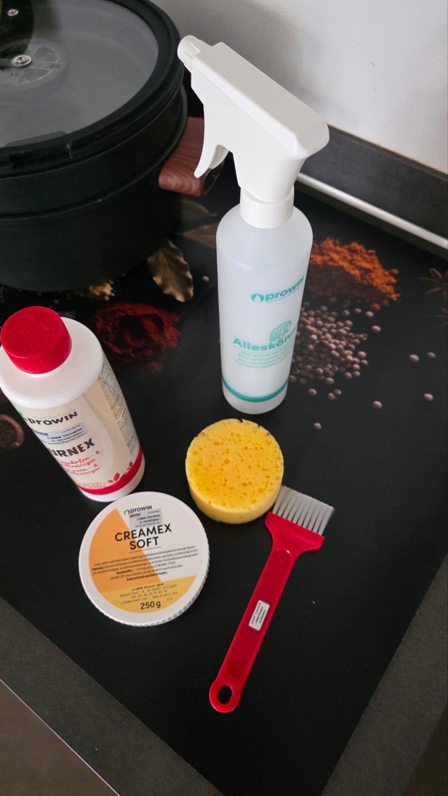 Prowin Schoonmaakset: Allesreiniger, Cremex Soft, Burnex, Ophalen of Verzenden, Schoonmaakmiddel