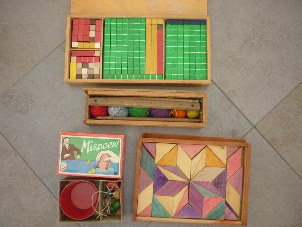 Lot oude spellen., Antiek en Kunst, Verzenden