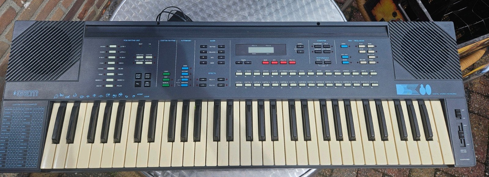 GEM Digital Stereo Keyboard - Goed werkende synthesizer, Muziek en Instrumenten, Keyboards, Ophalen