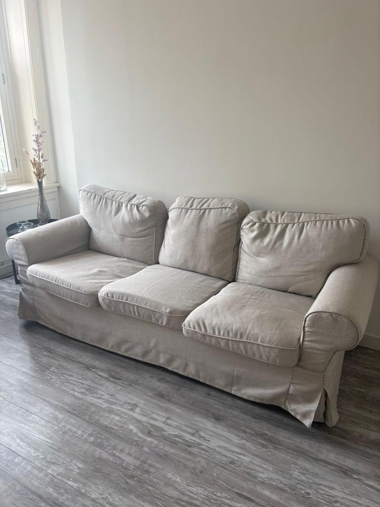 Ikea Ektorp 3-zitsbank, Ophalen, Gebruikt, Driepersoons, 75 tot 100 cm