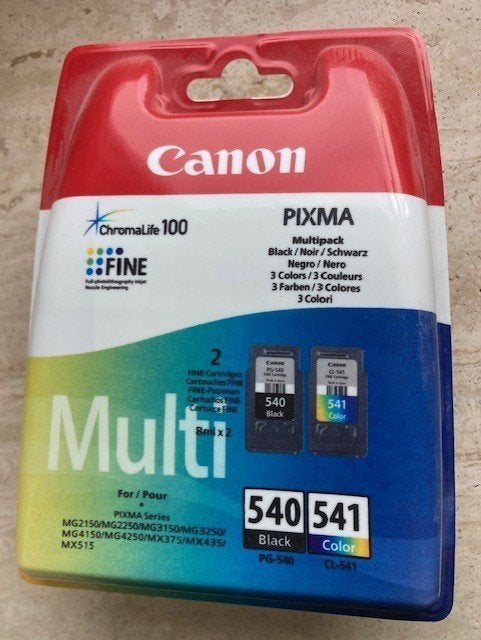 Te Koop : Duopak Canon 540-541, Ophalen of Verzenden, Nieuw, Cartridge, Canon