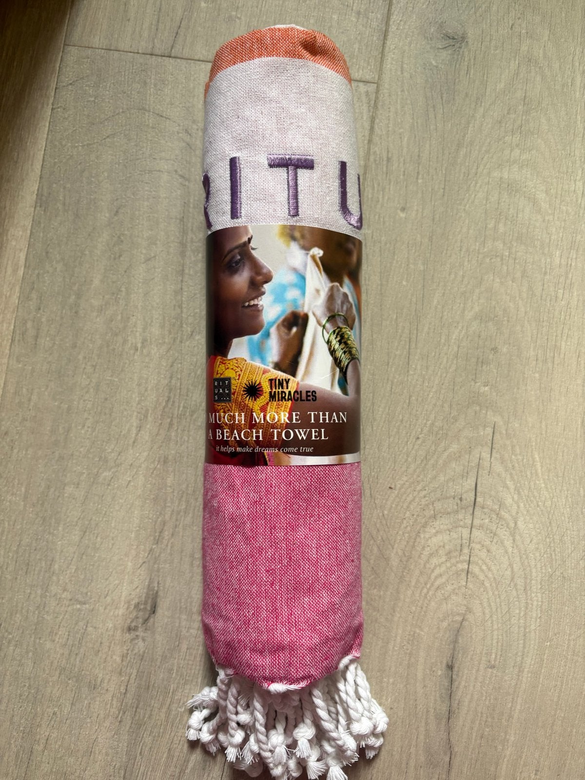 Nieuw Rituals Hammam doek - Tiny Miracles, Huis en Inrichting, Badkamer | Badtextiel en Accessoires, Ophalen of Verzenden, Nieuw
