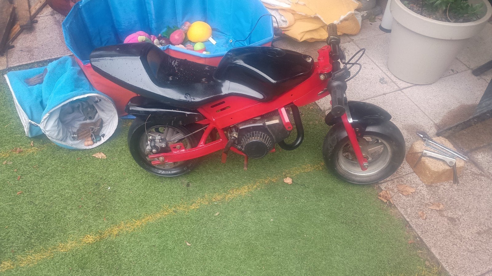 tekoop mini bike, Ophalen of Verzenden