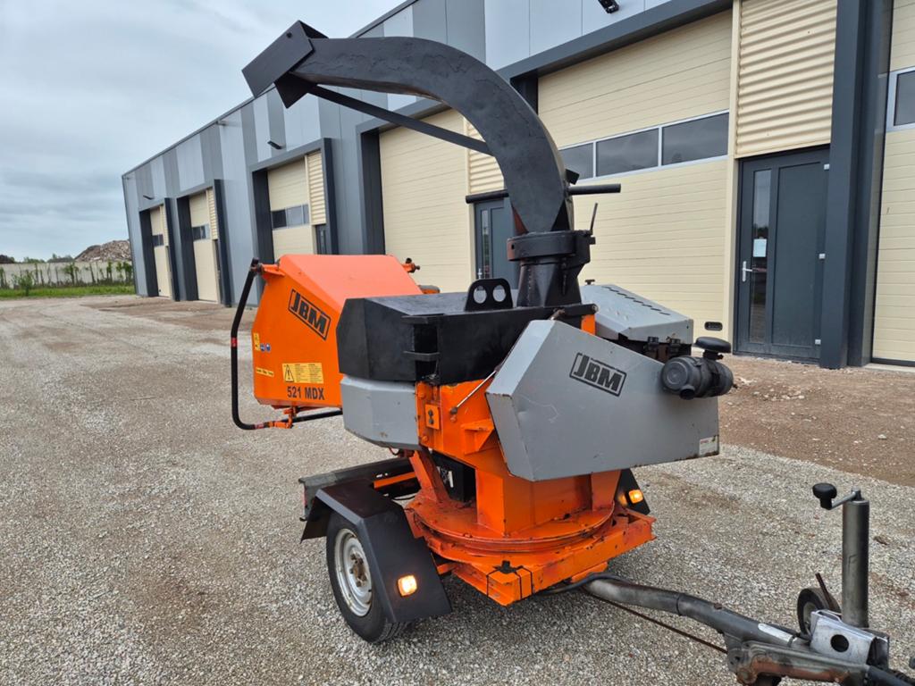 JBM 521 MDX takkenversnipperaar, Ophalen, Gebruikt